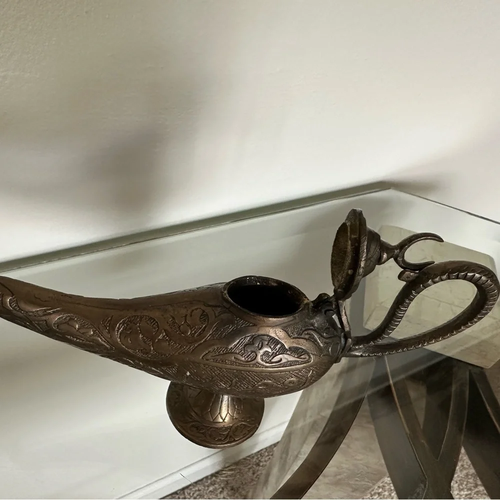 Brass Oil Lamp